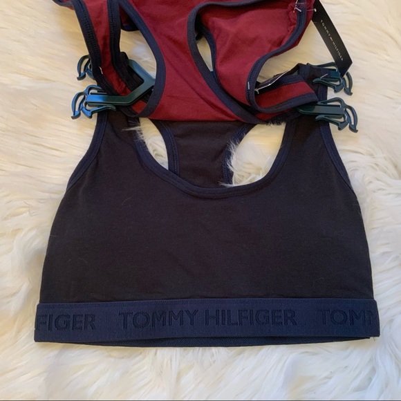 Tommy Hilfiger Cotton Racerback Bralette Set of Two - NWT - Small - Picture 5 of 11